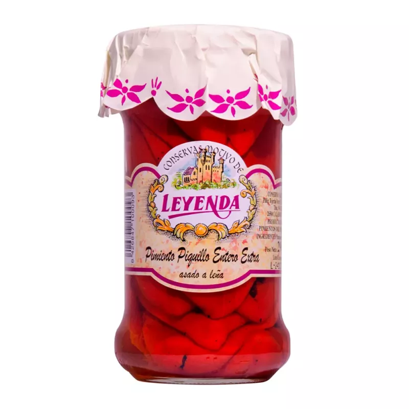 Leyenda Pimientos de Piquillo Asados Enteros en Frasco 290gr, principal