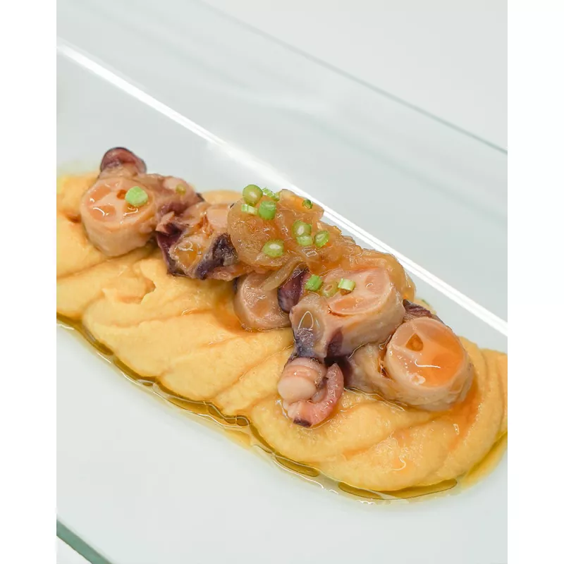 La Brújula Pulpo en aceite de oliva 138gr emplatado