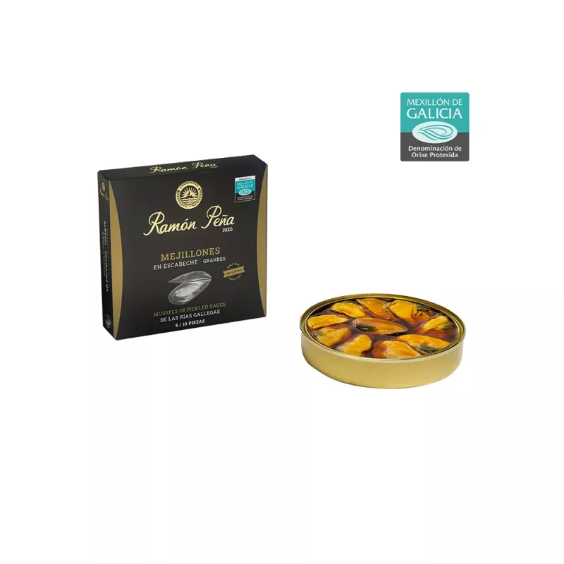 Ramón Peña | Mejillones en Escabeche Fritos DOP 8-10 piezas
