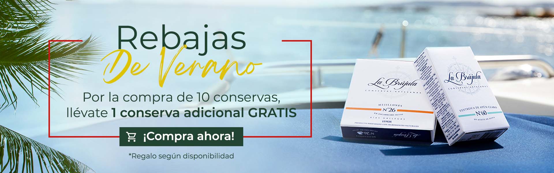 promoción conservas la brújula